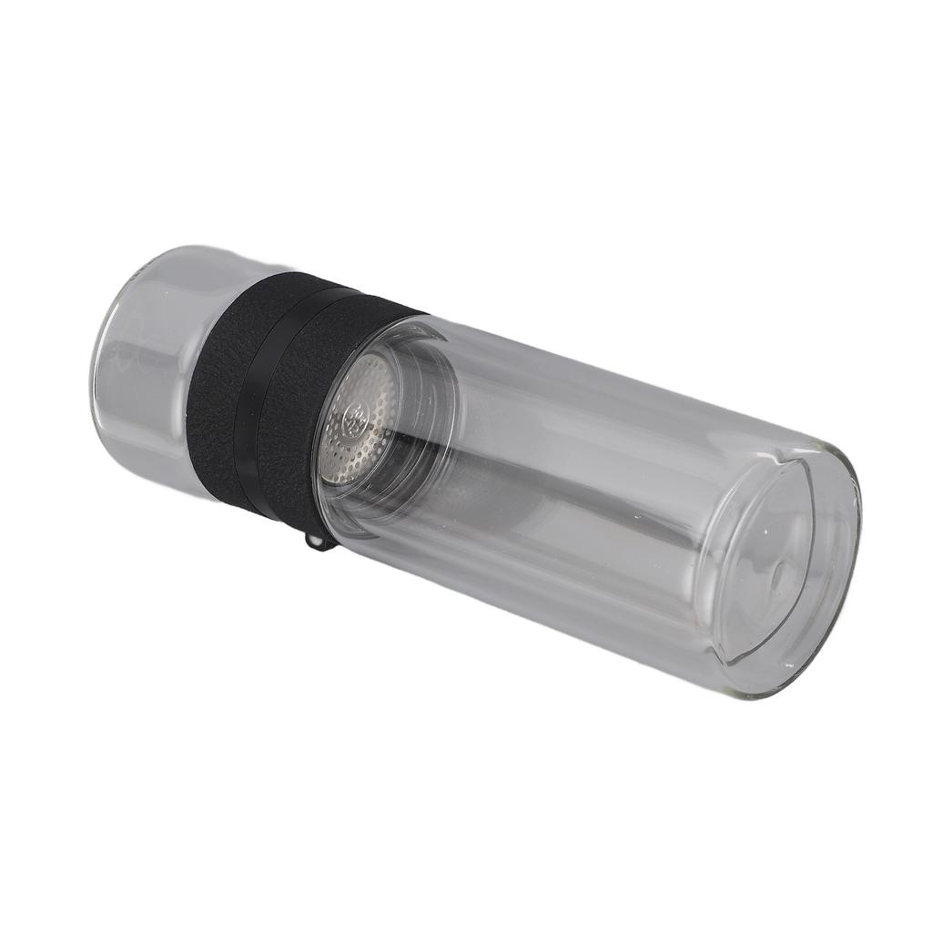 Бутылка для разделения чая, стеклянная бутылка для заваривания чая с двойными стенками, бутылка для воды, принадлежности для питья в офисе