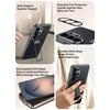 Metal Holder Foldable Wristband Precise Cutout Vegan Leather Phone Case