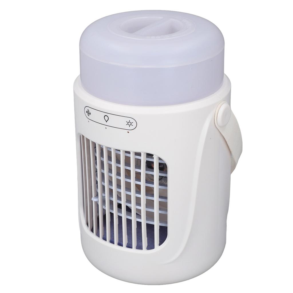 Портативный кондиционер, вентилятор, 3 скорости, 7 цветов, светодиодная подсветка, 6-часовой таймер, испарительный охладитель, настольный опрыскиватель