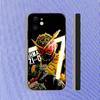 К-КаменС Р-Райдер Крутой Чехол Для Телефона Для iPhone 16,15,14,13,12,11,Pro,Max,Plus,X,XS,XR,SE,8,7,Mini,Мягкий Силиконовый Черный Чехол