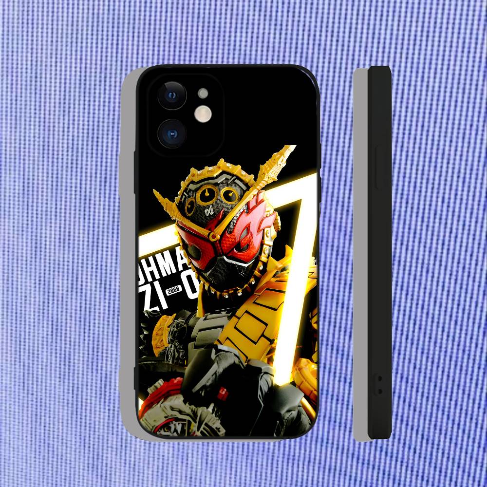 К-КаменС Р-Райдер Крутой Чехол Для Телефона Для iPhone 16,15,14,13,12,11,Pro,Max,Plus,X,XS,XR,SE,8,7,Mini,Мягкий Силиконовый Черный Чехол