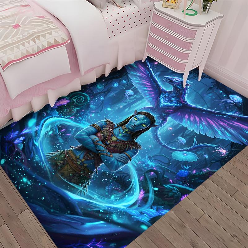 Avatar Printed Carpet, Rug for Office Chair Living Room Bedroom Kitchen Room Decor Gifts.