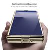 Чехол для мобильного телефона Samsung Z Fold7 Гальванизированный ПК Призрачный Большое отверстие Прозрачный Защитный чехол для складного экрана Fold7