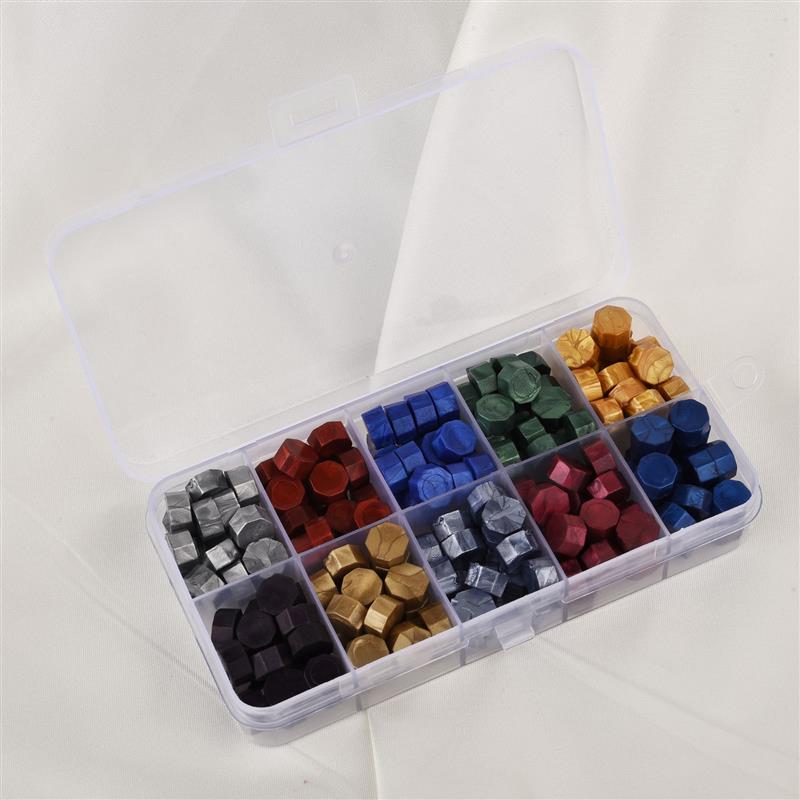 Коробка с лаковым сургучом, древняя восьмиугольная краска, сургуч, набор, бусины, самодельные поделки, приглашение, конверт, свадебная сургучная печать