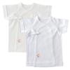 Low Birth Weight Baby Short Set of Hemp Leaf X Plain Made In Online Only [Baby Castle] Supplies, Underwear, 2, Off-white 45, Japan,
