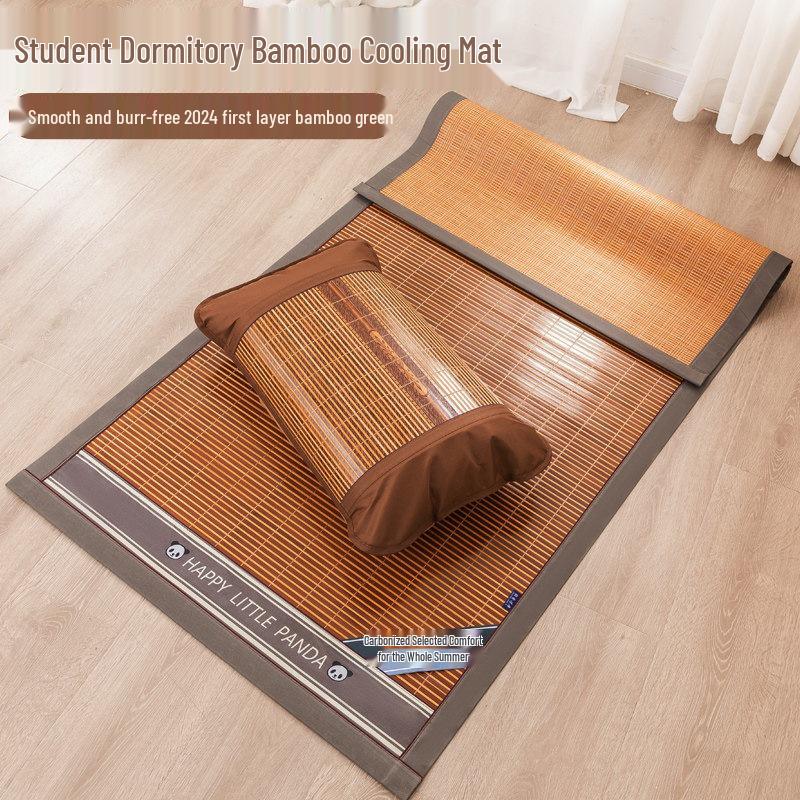 2026 Free Shipping Bamboo Summer Mat for Dorms - Single Bed Straw Mat 90cm