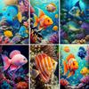 Новая картина алмазной вышивки «Подводный мир», пейзаж, вышивка крестом, мозаика, тропические рыбы, сделай сам, полная выкладка, алмазная живопись