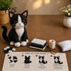 Cute Cat Decoration DIY Patchwork Kit, Create Adorable Ornament, 3D Animal Sewing Ornament Kit Kitty Craft for Adults Beginners, Home Decor