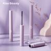 Тушь KissBeauty для ресниц с тонкой изогнутой щеточкой, водостойкая и устойчивая к поту, маленькая головка щеточки, ресницы не склеиваются и не легко размазываются.