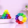 20Pcs Fingertip Ball Toys Pocket-sized Deformable Colorful 3D Balls Grip Training Stress Relief Finger Decompression Ball Fidget Anti Stress