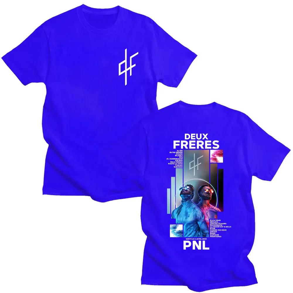 French Rapper PNL Le Monde Chico Album Graphic Tshirt Unisex Women Fashion Hip Hop Short Sleeve Tshirt Cotton Casual T Shirts Top