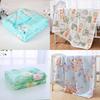 Quilt Printing Flower Cotton Summer Bedding With Breathable Fabric Bedroom For