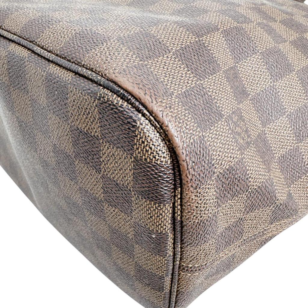 LOUIS VUITTON Neverfull MM Out of print Tote Bag Damier canvas Brown N51105 Used