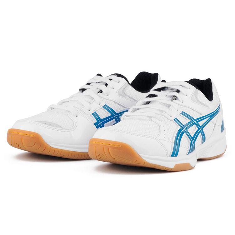 Asics River Cs Удобные Мягкие Гибкие Нескользящие Прочные Дышащие Поддерживающие Низкие Тренировочные Беговые Кроссовки Унисекс Белый Синий 1053A034-100