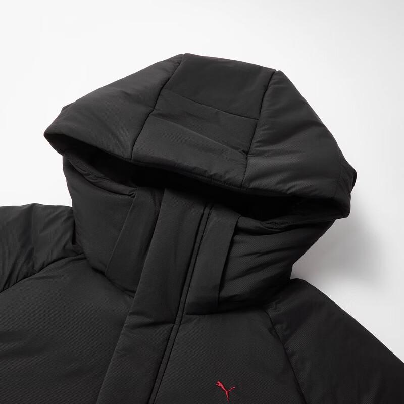 Puma Унисекс Легкая Пуховая Куртка с Капюшоном Colorblock