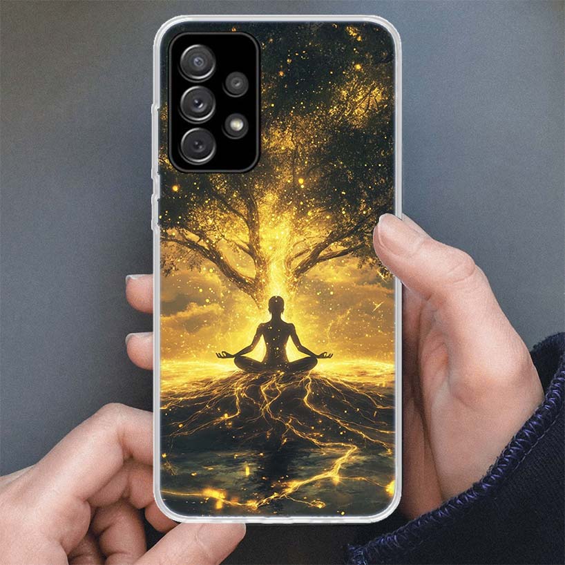 Чехол для телефона "Древо Жизни Космос" Для Samsung Galaxy A17 A16 A56 A15 A55 A14 A54 A13 A53 A36 A35 A34 A33 A26 A25 A24 A23 A05S A04S G