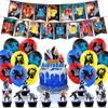 30Pcs For Godzilla Themed Party Decor Include Cake Toppers, Balloons & Banner