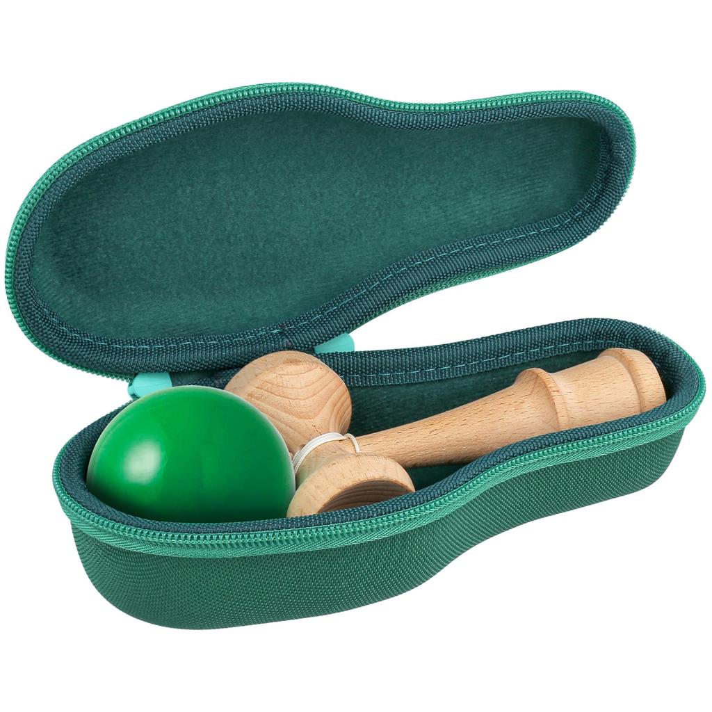 Сертифицированный Японской ассоциацией кендама соревновательный кендама Ozora зеленый защитный чехол для хранения Aenllosi (Только случай) -