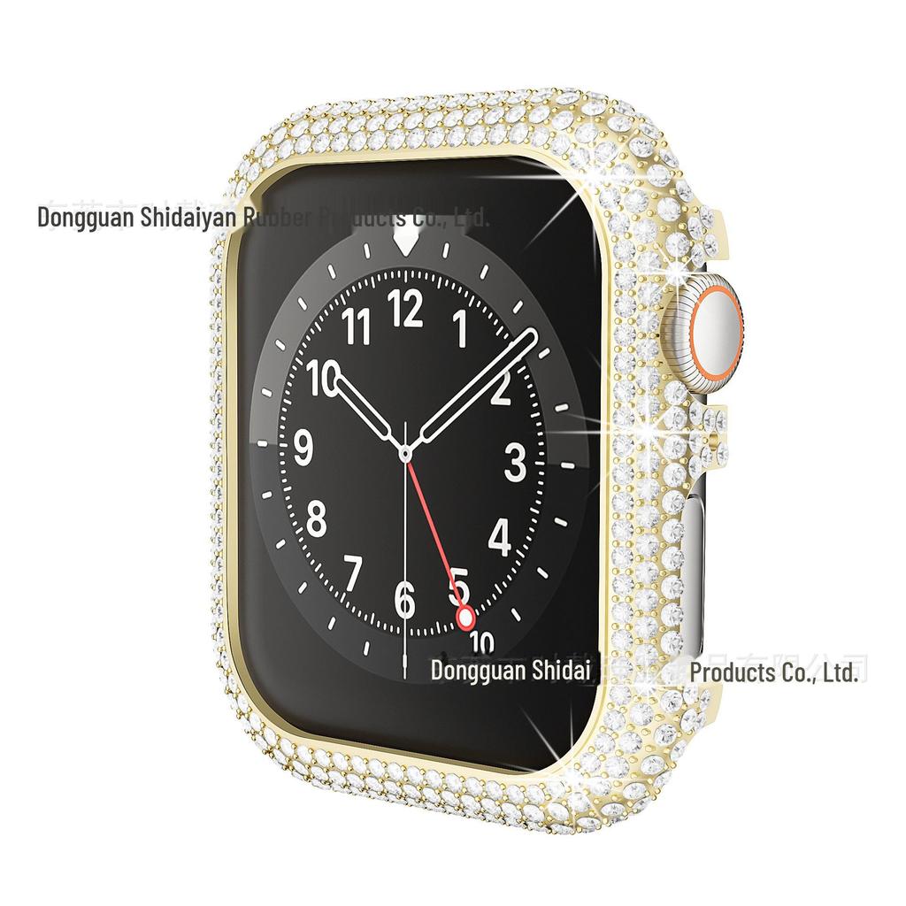 Apple Watch 41/45 мм полностью металлический корпус Diamond для 4-9 поколения