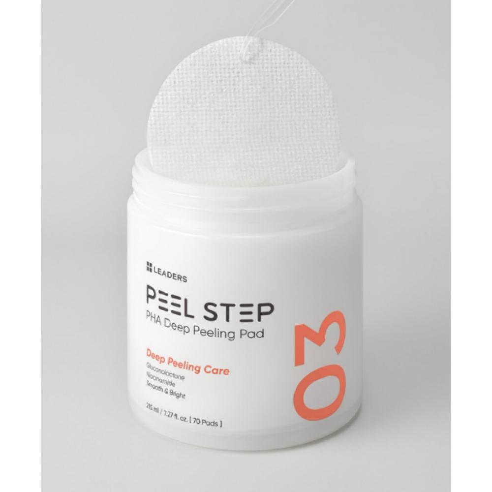 Leaders Cosmetics Leaders Pilstep Пэды для глубокого пилинга стоп 215 мл 70 шт.