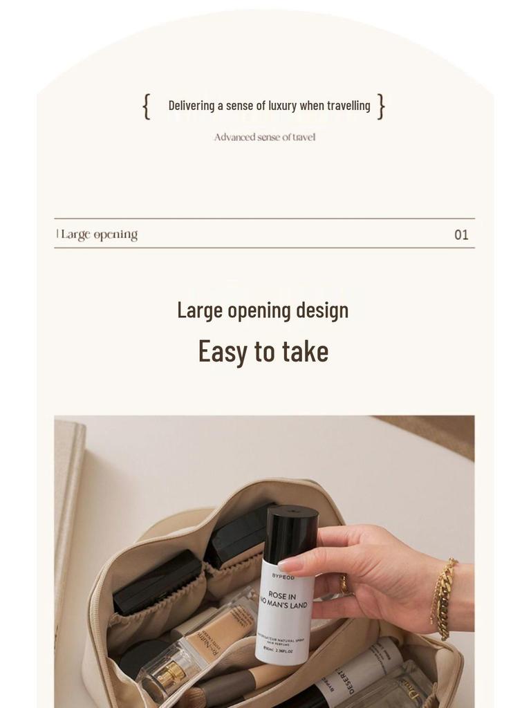 Портативная дорожная косметичка и сумка для туалетных принадлежностей - Улучшенное ручное хранение