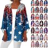 Женская повседневная модная легкая куртка средней длины с принтом, кардиган