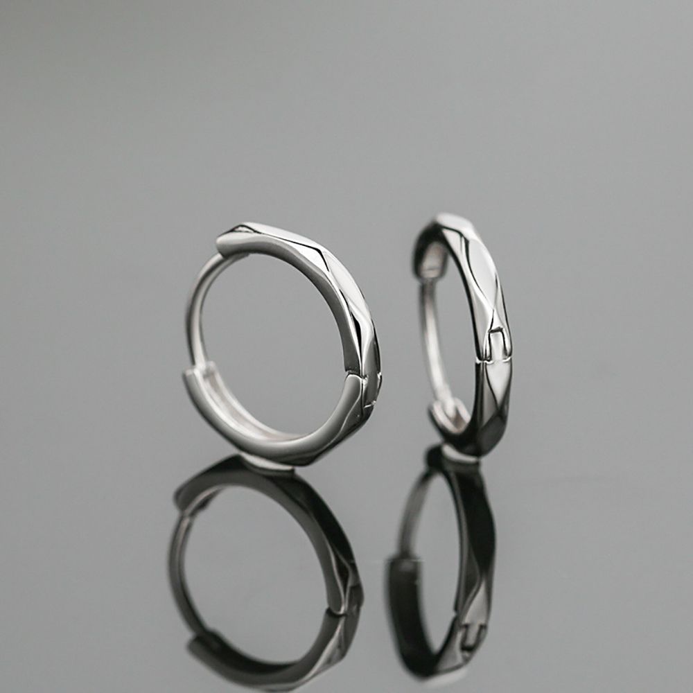 Индивидуальные модные геометрические серьги для мальчиков в Корейском стиле для мужчин, серьги-кольца, круглые серьги, модные ювелирные изделия из сплава