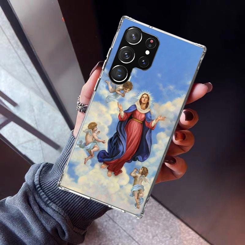 Чехол для телефона Virgin De Guadalupe Дева Мария для Samsung Galaxy S26 S25 Edge S24 S23 Ultra S22 Plus S21 FE S20 + Мягкая чехол-печать