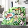 1pc Blue Cat Adventure Flannel Blanket,Ultra Soft Warm Plush Throw for Home Bedroom Bed Sofa Cover Camping Picnic gift Y7242