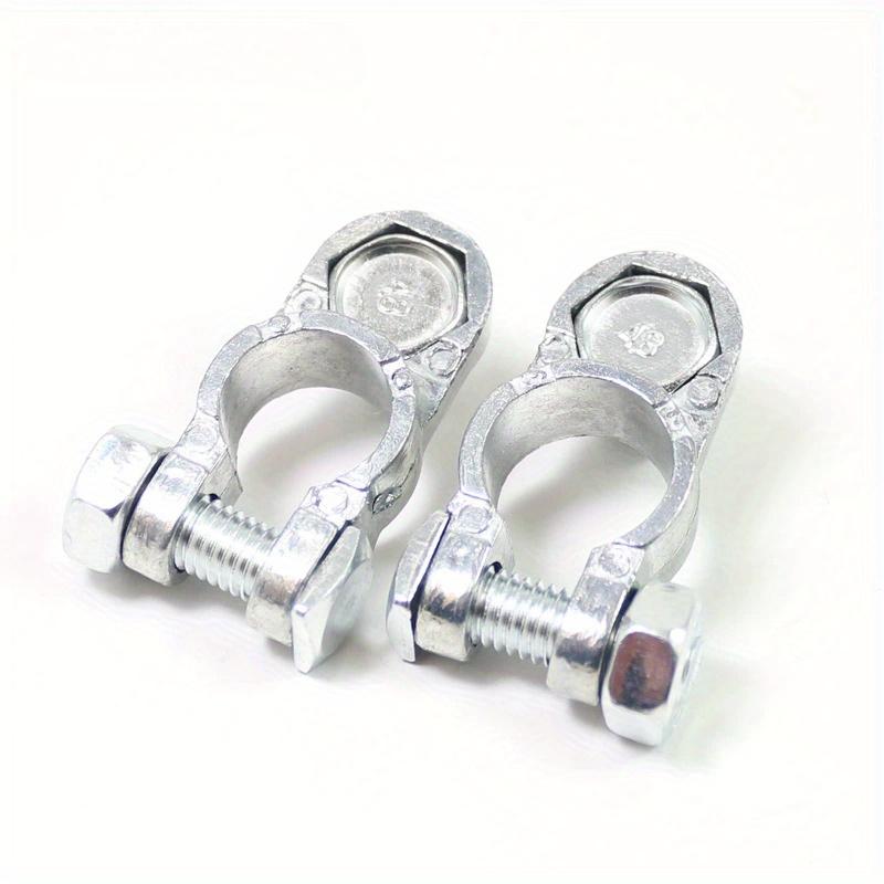 1 пара зажимов для клемм автомобильного аккумулятора, регулируемые токопроводящие колпачки, прочный штифтовой кабель, положительный и отрицательный