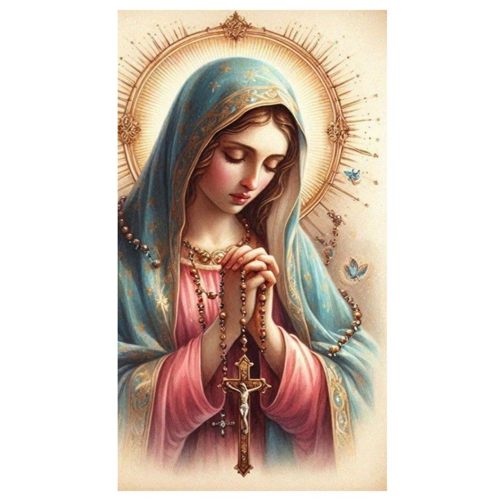 Diamond Painting Kit Religion Art Virgin Mary Diamond Embroidery Handmade Mosaic Home Decoration Adult Gifts