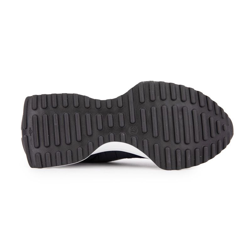 Женские темно-синие кожаные джинсовые кроссовки URBAN