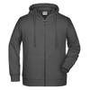 James and Nicholson Mens Full Zip Hoodie