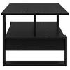 Coffee Table Black Oak Effect 90 x 50 x 40 cm Engineered Wood