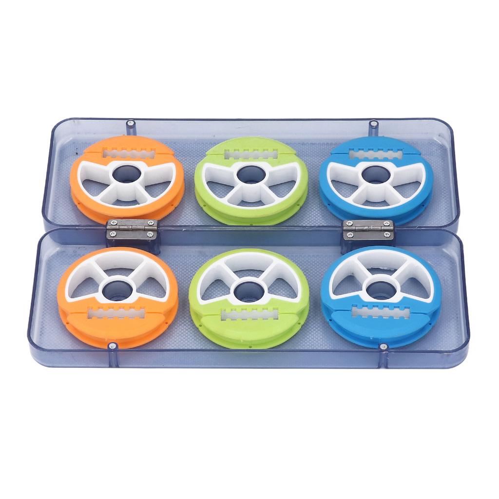 Держатели для хранения лески 6 шт. Многофункциональные портативные пенопластовые катушки Чехол-держатель для лесок, крючков и грузил