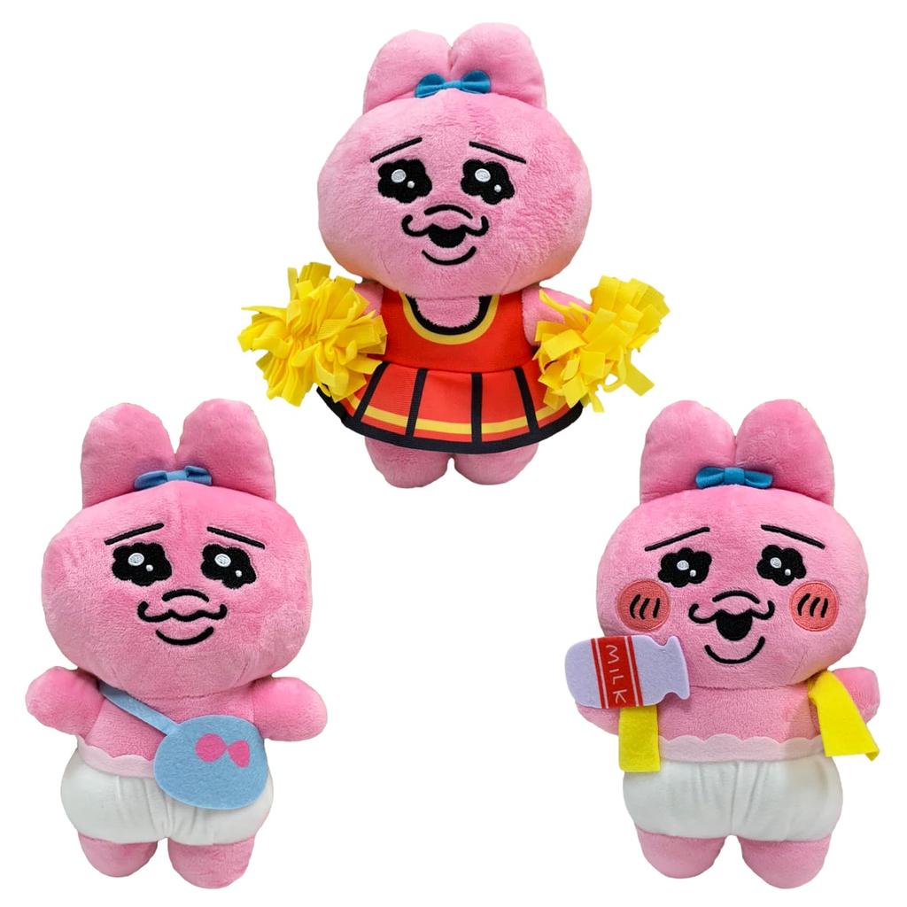 Poor Stylish Rabbit Plush Toy Set 25cm Thing! (3 Types) Approx.