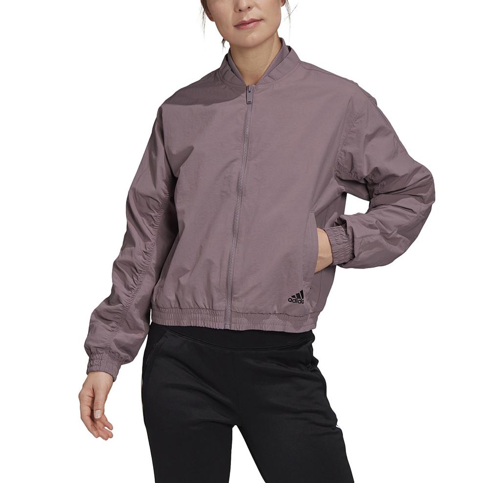 adidas FW20 W Женские бомберы и пальто Фиолетовый FL1836