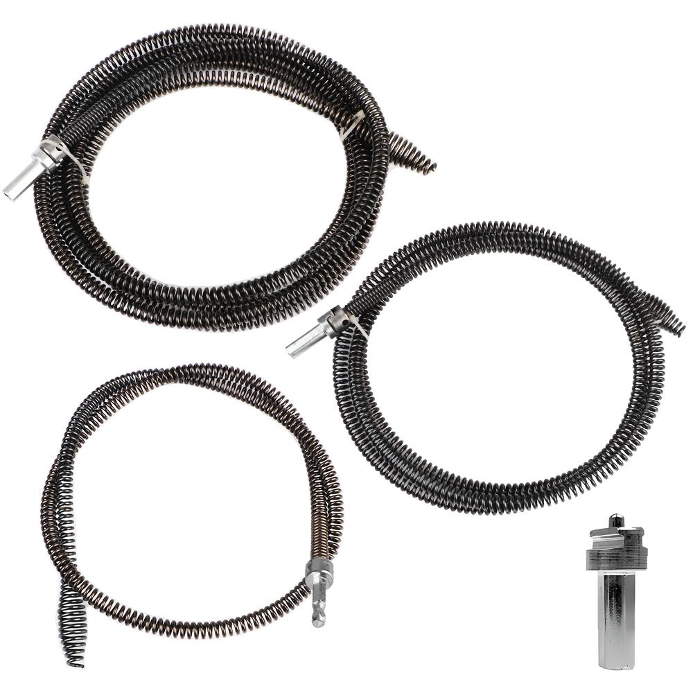 Пружина для прочистки труб Канализационная труба Прочистка засоров 3М Средство для прочистки стоков Ванная Кухня Раковины Умывальник Трубопровод Инструменты для удаления засоров Инструмент для прочистки труб