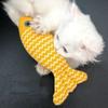 Catnip Teeth-Cleaning Grinding Toy-Self-Playing Boredom-Relief Simulation Fish-Bite-Resistant Cats Thumb Pillow Pet Accessories