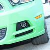 Car Carbon Fiber Front Fog Light Lamp Cover Trim Bezels For Ford Mustang 2010-14