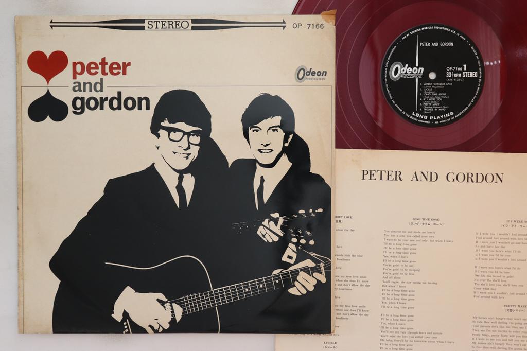 Виниловая пластинка PETER GORDON Peter And Gordon OP7166 ODEON 1964 Япония Рок Б/у