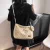 Trendy Canvas Tote Bag Women 2023 Summer New Small Batch Design Large Capacity Fashion Crossbody Bag