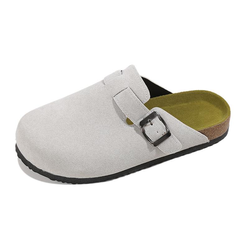 Fashion Classic Cork Clogs Slippers Women Men Soft Footbed Suede Sandals with Arch Support Trendy Beach Slides Home Men Mules