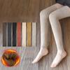 Зимние однотонные утепленные наколенники выше колена, теплые флисовые длинные носки