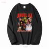 Anuel AA Retro Vintage For Fan Black Size S 5XL T Shirt HE735 vintage Washed designer clothes Stylish Casual Stretched homme