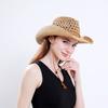 1 шт. Летняя солнцезащитная шляпа для путешествий на открытом воздухе с защитой от ультрафиолета, ручная работа, винтажный стиль, пляжная шляпа, ковбойская шляпа, соломенная шляпа с широкими полями