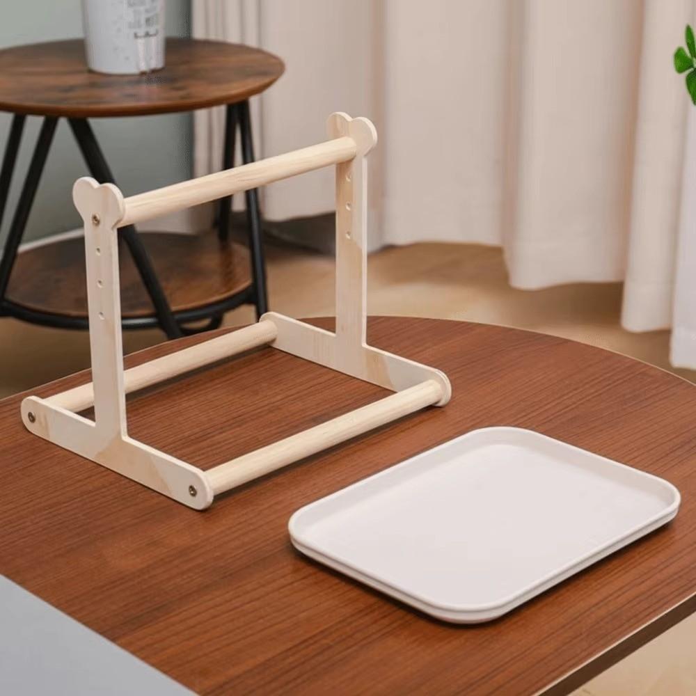 Anti-Splash Design Parrot Stand Non-slip Bird Stand Creative Parrot Potty Training Platform