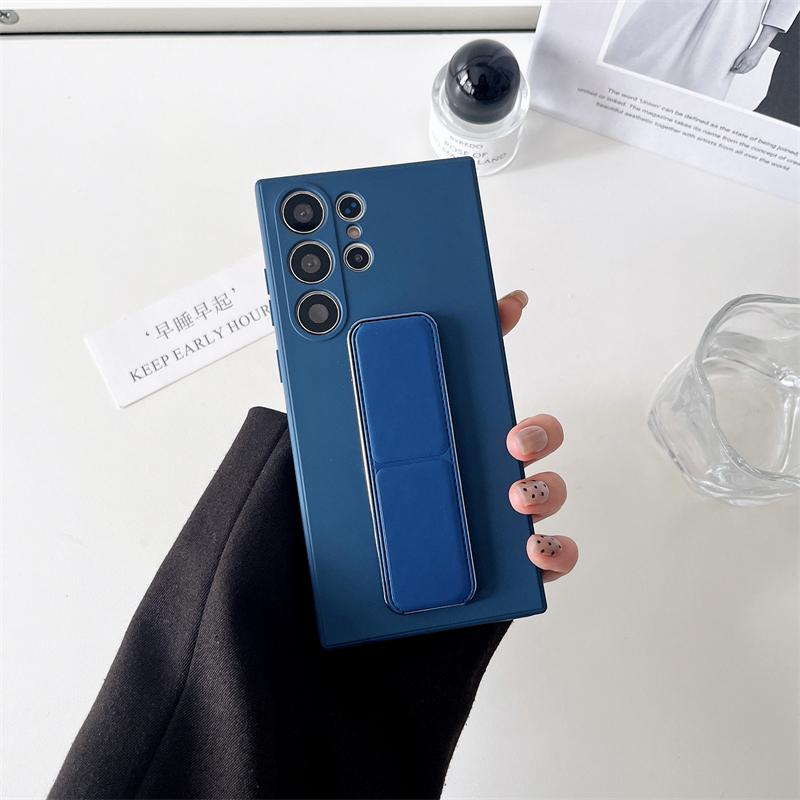 Магнитный держатель-подставка Ручной ремешок Чехол для samsung galaxy S25 S24 Ultra S23 S22 Plus S21 Fe S25Ultra S25+ Подставка Чехол для телефона