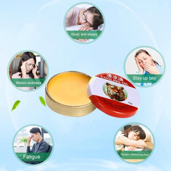 10/15/20G Охлаждающий бальзам Головные боли Мигрени Мышечные боли Укусы Зуд Усталость Облегчение Успокоение