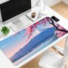 Fuji Cherry Blossom Torii UkiyoE Art Large Gaming Mouse Pad Non Slip Rubber Desk Mat For Laptop Keyboard Home Office Workspace